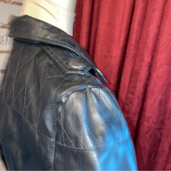 Whats hot crop jacket vest top size medium short sleeve zipper pocket zipper - Picture 5 of 9